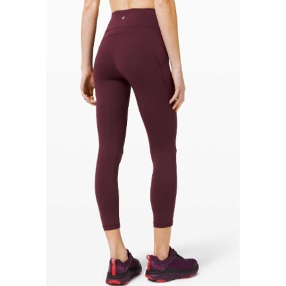 lululemon athletica Pants - Lululemon Invigorate High-Rise Tight 25" Cassis‎ SZ 4